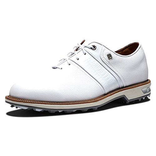 FootJoy Men's Premiere Packard Golf Shoes - Size 11.5 White/White