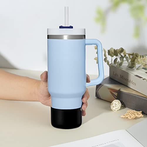Silicone Water Bottle Boot for Stanley Quencher 30oz & 40oz - Blue