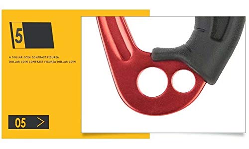 SZCQ SRT Climbing Hand Ascender Aviation Light Alloy Mountaineering Rock Ergonomic Rappelling Gear Equipment Right Handled Ascender Arborist Tree Climber Rigging