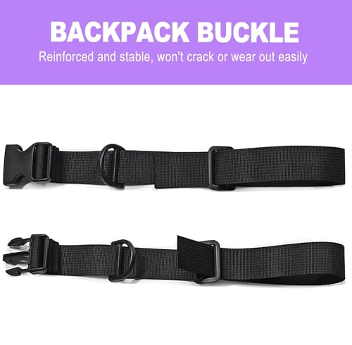 Adjustable Heavy Duty Backpack Chest Strap with Quick Release Buckle