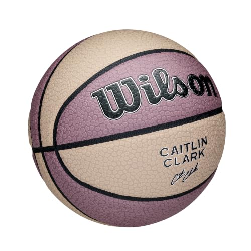 Wilson Caitlin Clark Official Size 6 Indoor/Outdoor Basketball - Sand/Light Brown