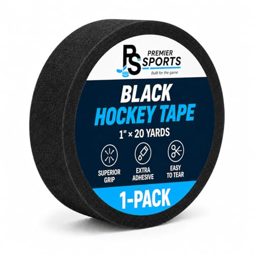 Black Hockey Stick Tape - 1 Inch x 20 Yard - 1 Roll