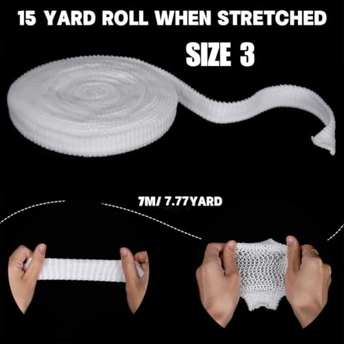 Tubular Elastic Net Bandage - 0.98 Inch x 7.65 Yard