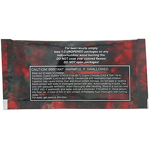 Mystical Fire Colorful Flames 12-Pack - Indoor & Outdoor Fire Pouches