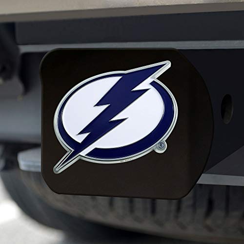 Tampa Bay Lightning Black Metal Hitch Cover - 3D Logo Emblem