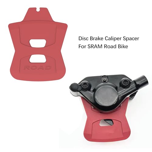 Hydraulic Disc Brake Pad Spreader Insert - 4pcs Red for Road