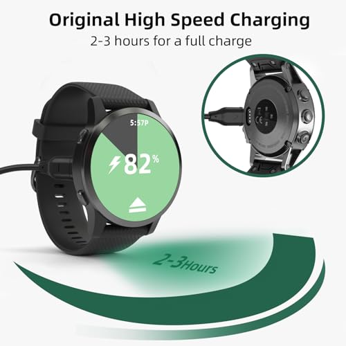 USB-C Charging Cable for Garmin Fenix 8, 7, 6, 5 - 3.3FT
