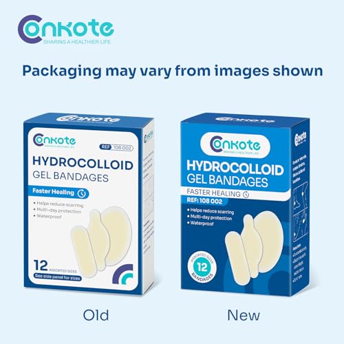 Hydrocolloid Blister Bandages - Fast Healing 12 Count