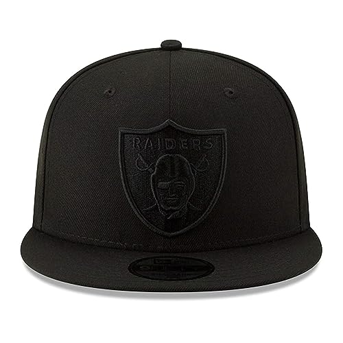 NFL 9FIFTY Black On Black Adjustable Snapback Hat - One Size