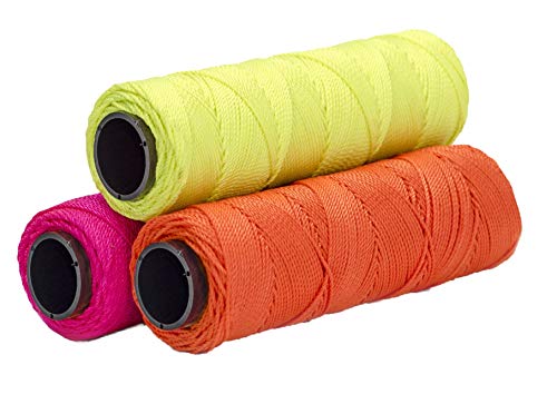 350-Feet Neon Yellow Twisted Nylon Mason Line - Model 11-873