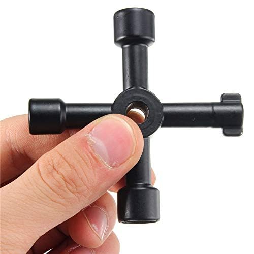 4-Way Multi-Functional Utility Key for Electric & Gas Meters
