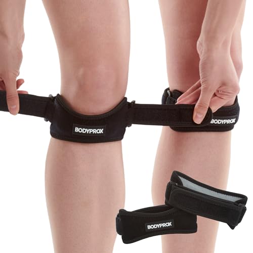 Adjustable Patella Tendon Knee Strap - 2 Pack for Pain Relief