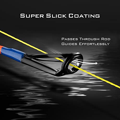 Superpower Braided Fishing Line - 8LB Yellow, 150 Yards