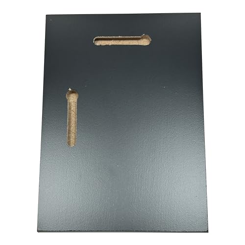 5 x 7 Inch Black DIY Award Plaque with Beveled Edge