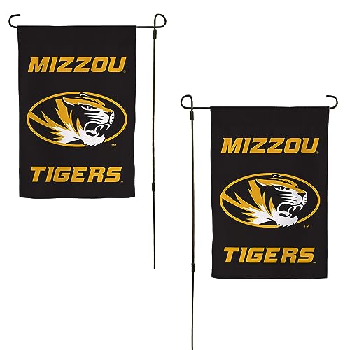 Desert Cactus University of Missouri Garden Flag Black 12x18 Outdoor Polyester