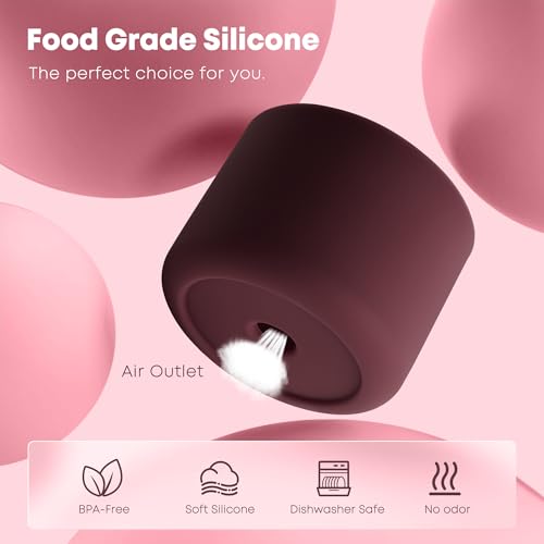Silicone Protector Boot for Owala 24oz - Black Cherry