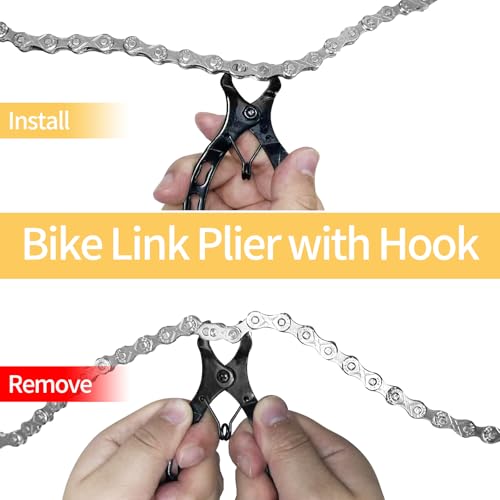 Bike Chain Kit for 6/7/8 Speed Road & MTB Bikes with Chain Breaker & Tools