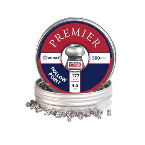 Hollow Point Pellets - .177 Caliber, 500 Count