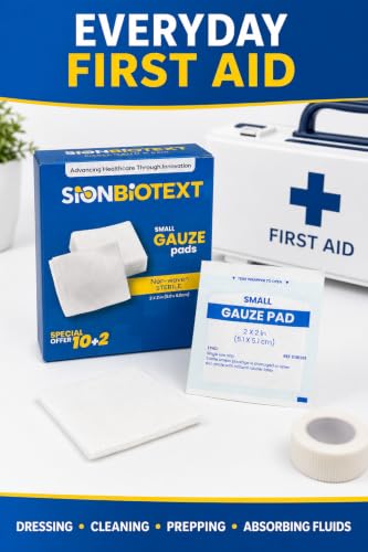 Sterile Gauze Pads - 36 Count, Individual Wrapping, 2x2 Inch