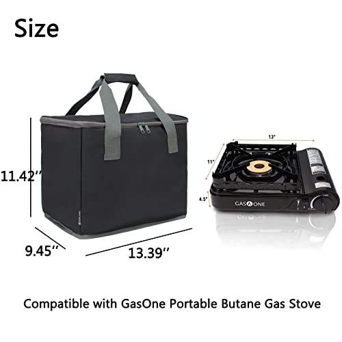 KISLANE Black Carrying Bag for GasOne Portable Butane Stove — Travel & Camping