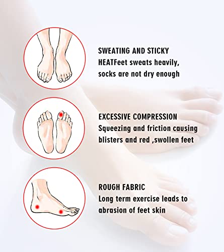 Men's Toe Socks 3 Pack Athletic Cotton Workout Wicking Socks