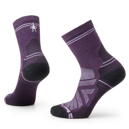 Smartwool Women's Hike Light Cushion Mid Crew Socks - Medium Purple Iris