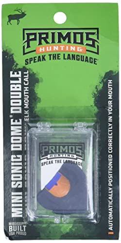 Elk Mouth Call - Mini Sonic Dome Double with Two Latex Reeds