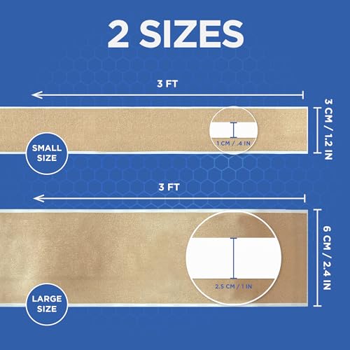 Cut2Fit Small 1m Flexible Fabric Adhesive Bandages - Breathable, Non-Stick Pad