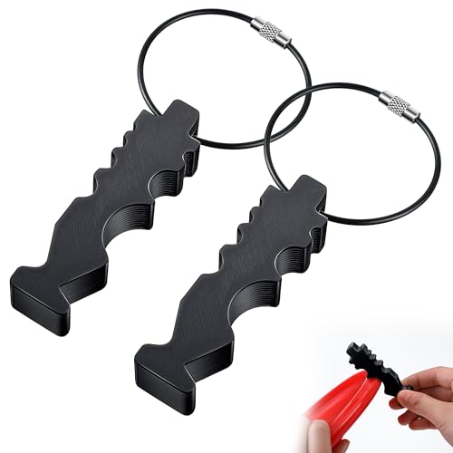 Ceoighe Black Disc Golf Repair Tool 2 Pack - Edge and Scratch Fix for Training & Competition