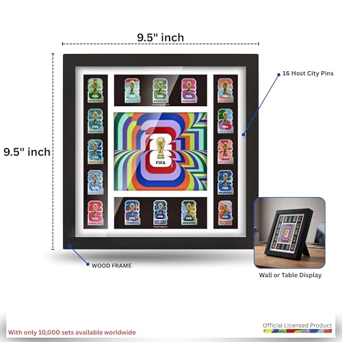 FIFA World Cup 2026 Host Cities Pin Frame Set - Limited Edition