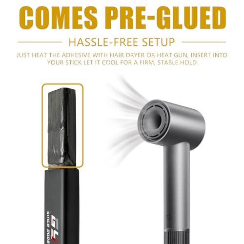 GY Junior 4-Inch Hockey Stick Extension End Plug Fiberglass with PVC Cap