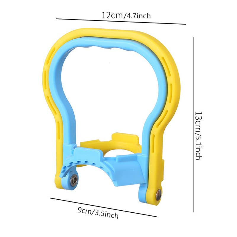 2-Pack 5 Gallon Water Bottle Carrier with Ergonomic Grip Handle