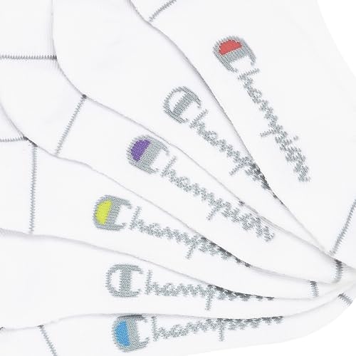 Champion Women's Quarter Socks 6-Pack - Cushioned, Moisture-Wicking, Supportive Footwear