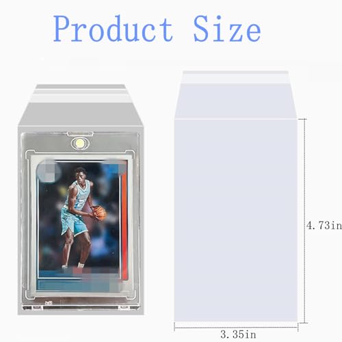 200PCS Resealable Card Sleeves for Magnetic Holders 35PT-130PT