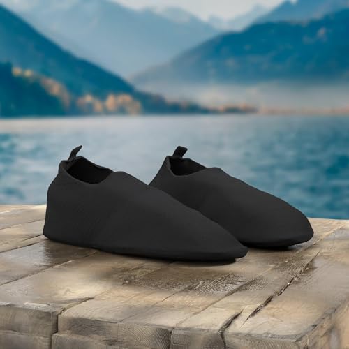 Quick-Dry Water Shoes for Women & Men - 6.5-7.5 / Abldblack
