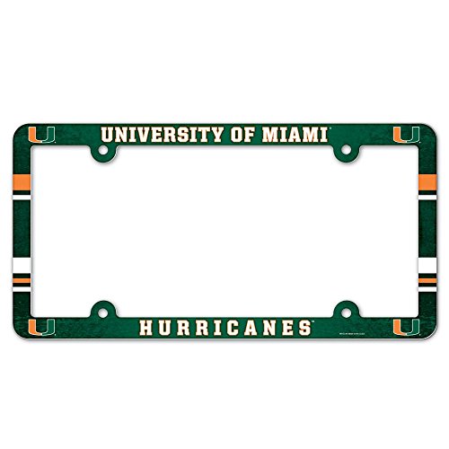 NCAA License Plate Frame with Full Color Design - 6"x12"