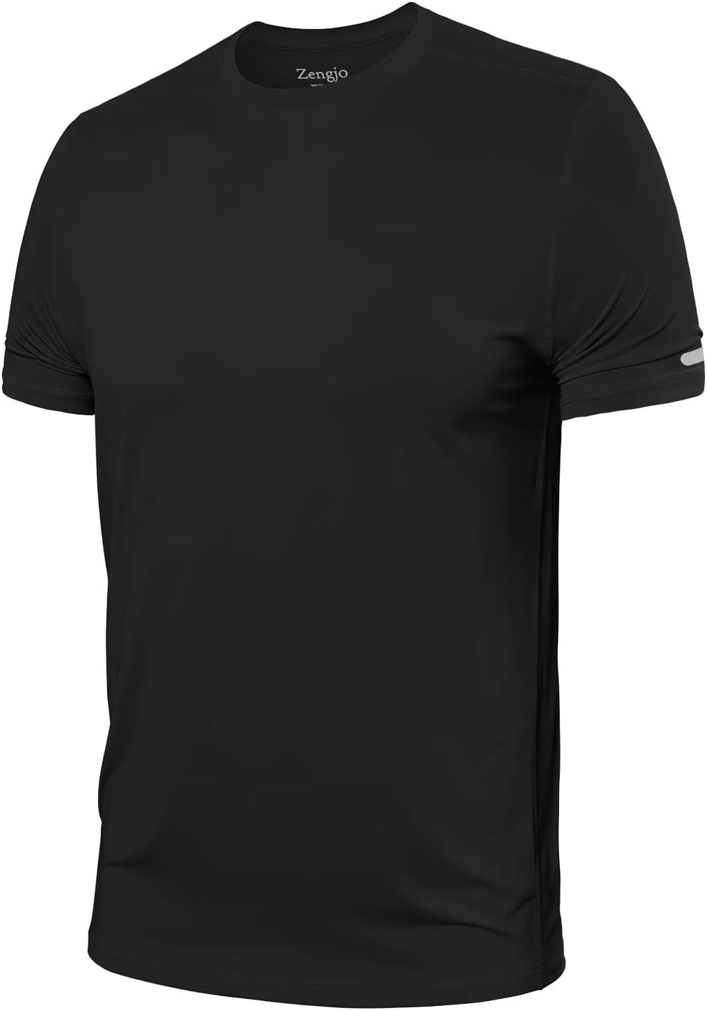 Zengjo Athletic Shirts for Men - Quick-Dry Short Sleeve Workout Tee | Moisture-Wicking Gym Wear