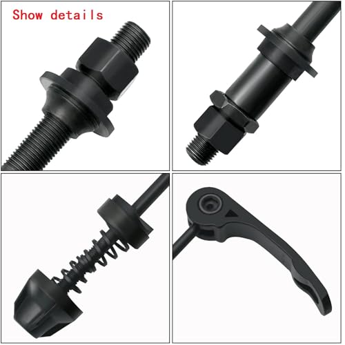 Quick Release Bicycle Hub Axle Set for Road & Mountain Bikes
