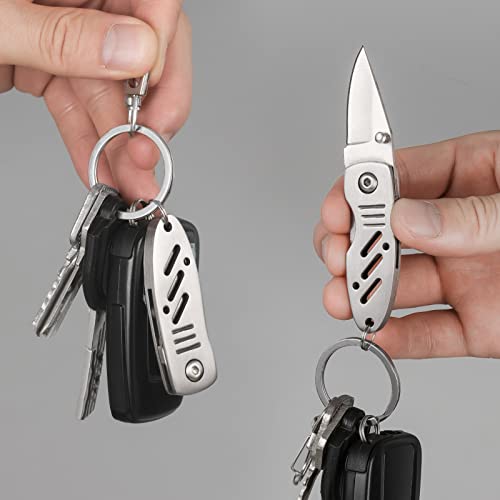 Mini Keychain Knife - Small Folding Pocket Knife, 1 Pack