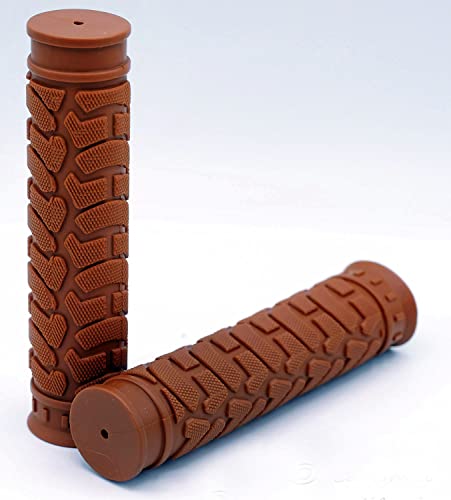 Rubber Handlebar Grips for 22.2mm Bikes - 130mm Length