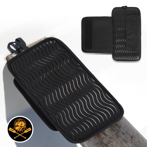 Hornet Watersports IDBF Approved Dragon Boat Seat Pad Black - Secure Strap & Storage Pockets