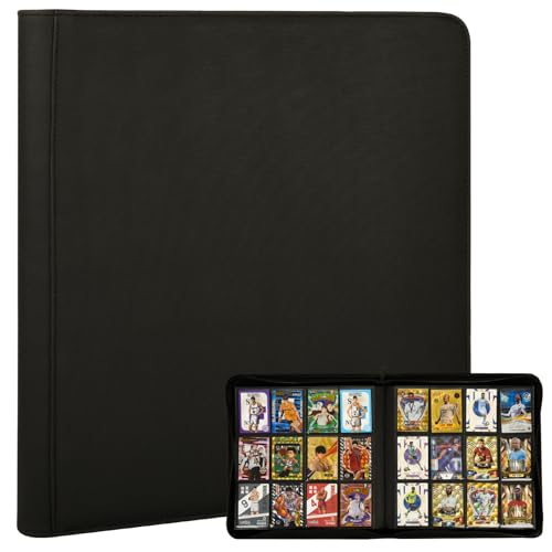 12 Pocket Card Binder - Black Trading Card Organizer for 480 Cards - Variation of THIS Listing