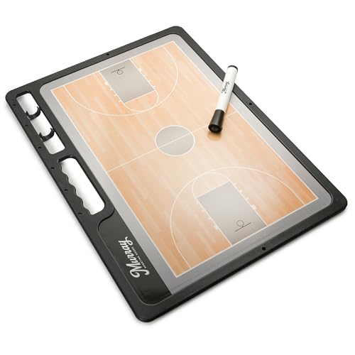 Premium Basketball Coaches Clipboard - Double-Sided Dry Erase Board