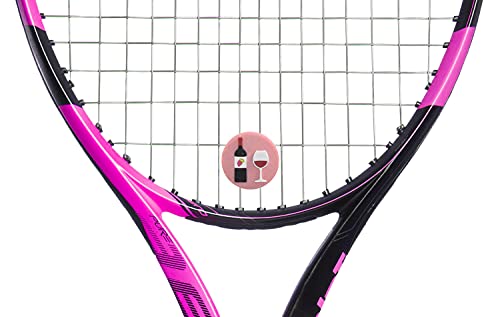 Wine Themed Tennis Racket Dampeners - Shock Absorbers for All Rackets, 2 Pack