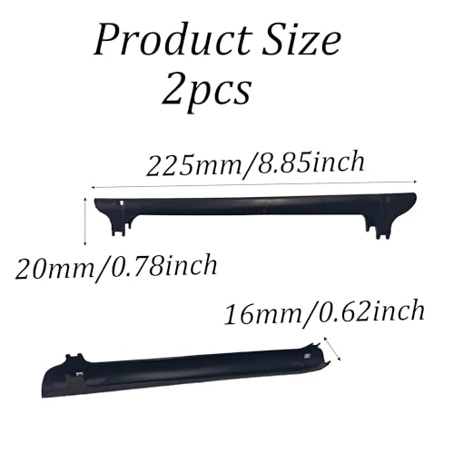 Bike Chainstay Protector - Black, 2pcs with Cable Ties