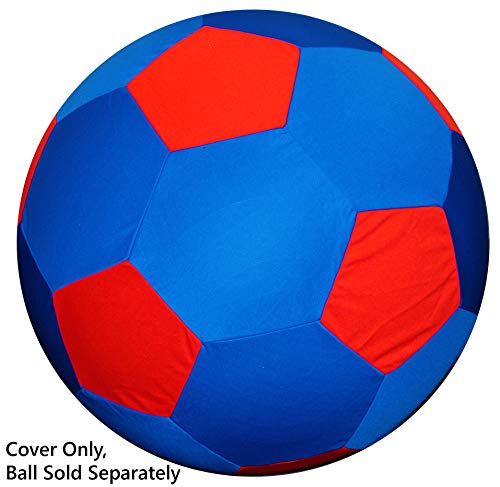 Horsemen's Pride 40 Inch Blue Mega Ball Cover for Horses - Protective & Washable