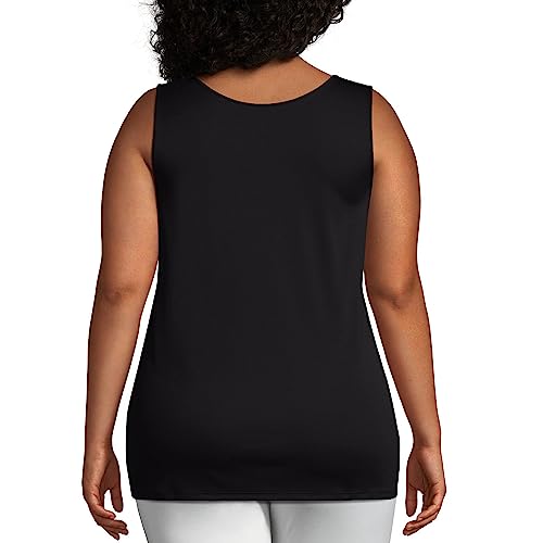 Cooldri Performance Scoopneck Tank Top - X-Large Plus, Black