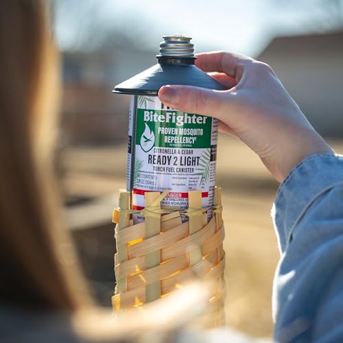BiteFighter Torch Fuel - 12 oz Canister for Outdoor Torches