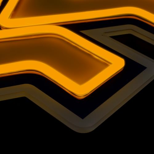West Virginia Mountaineers LED Neon Sign - 15" x 14.28" with Adjustable Brightness