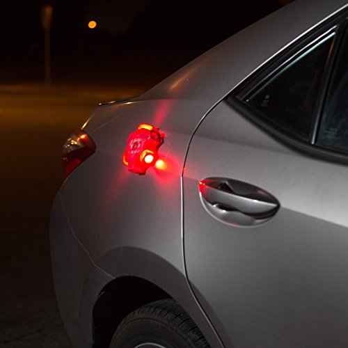 Wagan EL4340 FRED PRO Flashing Roadside Emergency Disc LED Flare 6 Flash Modes for Roadside Security, Warning Flashing with Magnet and Hook for Vehicles and Boats